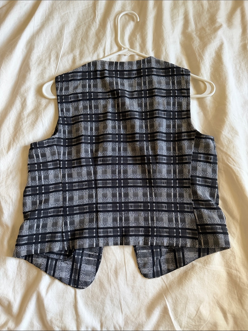 Vintage Black and Grey Vest Tank Top - Picture 2 of 4